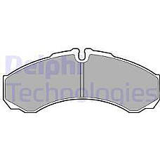 Set placute frana.frana disc Set placute frana Fata-Spate IVECO DAILY CITYS DAILY I DAILY II DAILY III DAILY IV D IVECO DAILY LINE, Autobuz, 06.2014 - Delphi LP1616
