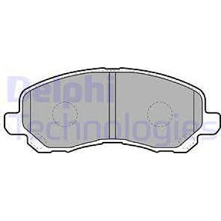 Set placute frana.frana disc Set placute frana Fata CHRYSLER 200 SEBRING CITROEN C4 AIRCROSS DODGE AVENGER CALIBE MITSUBISHI LANCER VII (CS_W, CT_W), Turism, 09.2003 - 12.2008 Delphi LP1684