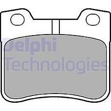 Set placute frana.frana disc Set placute frana Fata CITROEN AX SAXO PEUGEOT 106 I 106 II 1.0-Electric 09.91-07.04 PEUGEOT 106 Van I (1S_), Hatchback Van, 08.1991 - 03.1996 Delphi LP1051