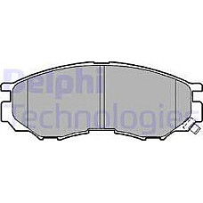 Set placute frana.frana disc Set placute frana Fata DODGE AVENGER MITSUBISHI DELICA - SPACE GEAR GALANT VI L 300 MITSUBISHI DELICA / SPACE GEAR, Dubita, 01.1994 - 01.2007 Delphi LP1010