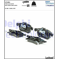 Set placute frana.frana disc Set placute frana Fata OPEL ADAM ASTRA G ASTRA H ASTRA H CLASSIC ASTRA H GTC COMBO T OPEL ADAM (M13), Hatchback, 10.2012 - 02.2019 Delphi LP1861