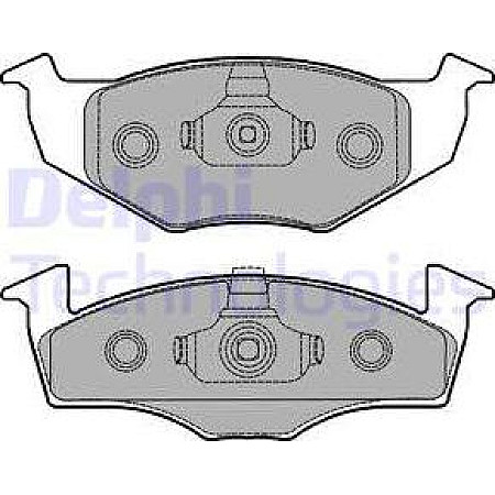 Set placute frana.frana disc Set placute frana Fata SEAT CORDOBA CORDOBA VARIO IBIZA II VW GOLF III POLO POLO III SEAT IBIZA II (6K1), Hatchback, 03.1993 - 05.2002 Delphi LP1249