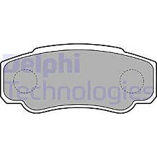 Set placute frana.frana disc Set placute frana Spate CITROEN JUMPER FIAT DUCATO PEUGEOT BOXER 1.9D-2.8D 02.94- PEUGEOT BOXER (230P), Autobuz, 03.1994 - 04.2002 Delphi LP1790