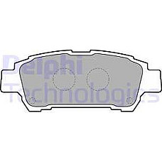 Set placute frana.frana disc Set placute frana Spate se potriveste. TOYOTA ALPHARD I AVENSIS VERSO ISIS NOAH-VOXY PREVIA II SIE TOYOTA PREVIA II (_R3_), Dubita, 02.2000 - 02.2006 Delphi LP1710