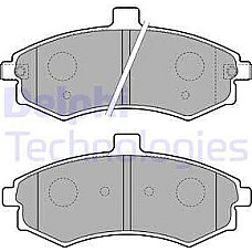 Set placute frana.frana disc Set placute frana Fata HYUNDAI ELANTRA III MATRIX KIA CERATO I 1.5D-2.0D 06.00-08.10 HYUNDAI LANTRA I (J-1), Sedan, 10.1990 - 11.1995 Delphi LP1788