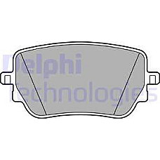 Set placute frana.frana disc Set placute frana Spate MERCEDES A V177 A W177 B SPORTS TOURER W247 CLA C118 CLA SHO MERCEDES-BENZ CLA (C118), 03.2019 - Delphi LP3439