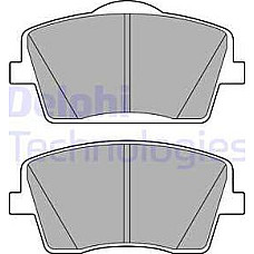 Set placute frana.frana disc Set placute frana Fata ALFA ROMEO GIULIA STELVIO 2.0-2.9 10.15- ALFA ROMEO STELVIO (949_), Hatchback, 12.2016 - Delphi LP3435