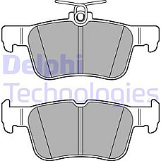 Set placute frana.frana disc Set placute frana Spate FORD FOCUS IV GALAXY III KUGA II KUGA III MONDEO V S-MAX FOR FORD KUGA II, Van, 05.2012 - Delphi LP3590