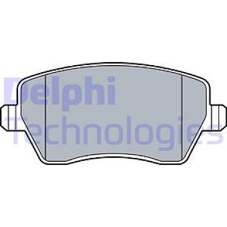 Set placute frana.frana disc Set placute frana Fata MERCEDES CITAN-MINIVAN W415 DACIA DOKKER DOKKER EXPRESS-MINIV NISSAN NOTE (E11, NE11), Dubita, 01.2005 - 08.2013 Delphi LP3551