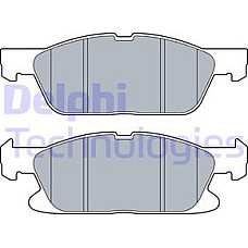 Set placute frana.frana disc Set placute frana FORD FOCUS IV GALAXY III S-MAX 1.5-2.0D-2.3 07.18- FORD GALAXY III (CK), Dubita, 01.2015 - Delphi LP3536