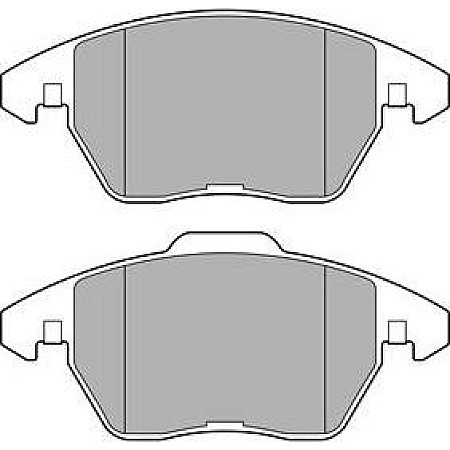 Set placute frana.frana disc Set placute frana Fata se potriveste. AUDI A1 A3 SEAT IBIZA IV SC VW BEETLE CC B7 EOS GOLF PLUS V PEUGEOT 207 (WA_, WC_), Hatchback, 02.2006 - 12.2015 Delphi LP3684