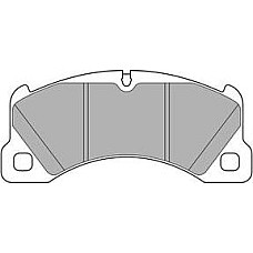 Set placute frana.frana disc Set placute frana Fata PORSCHE CAYENNE MACAN PANAMERA PANAMERA SPORT TURISMO 2.0-4.8 PORSCHE PANAMERA (971), Hatchback, 05.2016 - Delphi LP3629