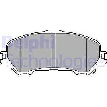 Set placute frana.frana disc Set placute frana Fata NISSAN QASHQAI II X-TRAIL III RENAULT KADJAR 1.2-2.5ALK 11.13 RENAULT KOLEOS II (HC_), Crossover, 08.2016 - Delphi LP3144
