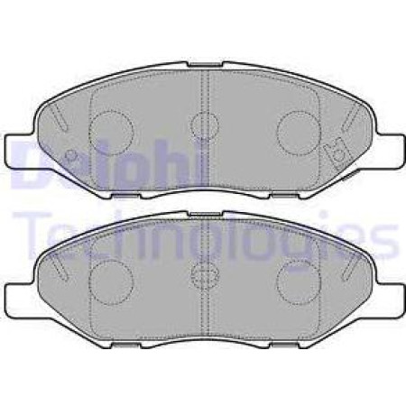 Set placute frana.frana disc Set placute frana Fata se potriveste. NISSAN CUBE MICRA II MICRA III NOTE TIIDA 1.0-1.8 08.92-12.1 NISSAN NOTE (E11, NE11), Dubita, 01.2005 - 08.2013 Delphi LP3169