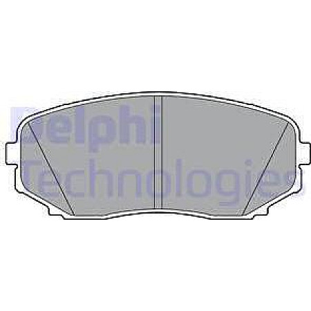 Set placute frana.frana disc Set placute frana Fata MITSUBISHI ECLIPSE OUTLANDER III PAJERO SPORT III 1.5-3.0 08. MITSUBISHI PAJERO SPORT III (KS_), Crossover, 08.2015 - Delphi LP3399