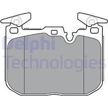 Set placute frana.frana disc Set placute frana Fata BMW 1 F20 1 F21 2 F22 F87 2 F23 3 F30 F80 3 F31 3 GRAN TURISM BMW 1 (3 door) II (F21), Hatchback, 12.2011 - Delphi LP3383