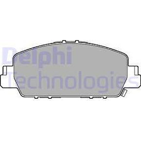 Set placute frana.frana disc Set placute frana Fata HONDA ACCORD IX HR-V 1.5-3.5 09.12- HONDA HR-V (RU), Crossover, 11.2014 - Delphi LP3243