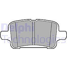 Set placute frana.frana disc Set placute frana Spate BUICK REGAL CHEVROLET VOLT OPEL AMPERA-E ASTRA K INSIGNIA B OPEL ASTRA K, Hatchback Van, 06.2015 - Delphi LP3218