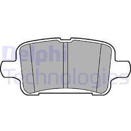 Set placute frana.frana disc Set placute frana Spate BUICK REGAL CHEVROLET VOLT OPEL AMPERA-E ASTRA K INSIGNIA B OPEL ASTRA K, Hatchback Van, 06.2015 - Delphi LP3218