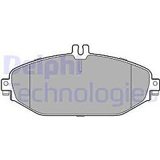 Set placute frana.frana disc Set placute frana Fata MERCEDES C A205 C C205 C T-MODEL S205 C W205 E A238 E ALL-TER MERCEDES-BENZ C-CLASS (A205), Sabrioleta, 06.2016 - Delphi LP3282