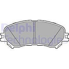 Set placute frana.frana disc Set placute frana Fata RENAULT ESPACE V GRAND SCENIC IV MEGANE IV SCENIC IV TALISMAN RENAULT MEGANE IV Grandtour (K9A/M/N_), Turism, 04.2016 - Delphi LP3275