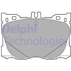 Set placute frana.frana disc Set placute frana Fata MERCEDES C A205 C C205 C T-MODEL S205 C W205 CLS C257 E A238 MERCEDES-BENZ C-CLASS T-Model (S205), Turism, 09.2014 - Delphi LP3276