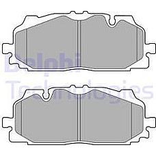 Set placute frana.frana disc Set placute frana Fata AUDI A4 B9 A5 A6 ALLROAD C8 A6 C8 A7 A8 D5 Q3 Q5 Q7 Q8 BENTLE AUDI Q8 (4MN), Crossover, 02.2018 - Delphi LP3272