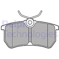 Set placute frana.frana disc Set placute frana Fata FORD FIESTA VI FORD USA FOCUS FOCUS ZX3 FOCUS ZX5 1.0-2.0 01. FORD FIESTA VI (JA8), Van, 08.2008 - Delphi LP2480
