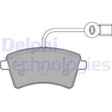 Set placute frana.frana disc Set placute frana Fata NISSAN NV250 RENAULT KANGOO BE BOP KANGOO EXPRESS KANGOO II 1 MERCEDES-BENZ CITAN Mixto (Double Cabin) (415), Furgon/Estate, 11.2012 - Delphi LP2504