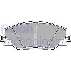 Set placute frana.frana disc Set placute frana Fata se potriveste. LEXUS HS TOYOTA AURIS COROLLA MARK X ZIO I MATRIX MIRAI NOAH TOYOTA ZELAS (AGT20_), Compartiment, 08.2010 - 06.2016 Delphi LP2003