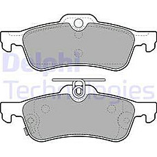 Set placute frana.frana disc Set placute frana Spate DAIHATSU CHARADE VIII HONDA CIVIC IX TOYOTA YARIS 1.0-1.8 08 TOYOTA YARIS II (_P9_), Hatchback, 01.2005 - 12.2014 Delphi LP2007