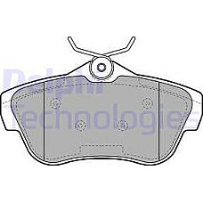 Set placute frana.frana disc Set placute frana Spate CITROEN JUMPY FIAT SCUDO PEUGEOT 405 I EXPERT EXPERT TEPEE T PEUGEOT EXPERT TEPEE (VF3X_), Dubita, 01.2007 - Delphi LP2071