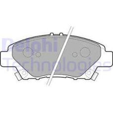 Set placute frana.frana disc Set placute frana Fata HONDA CITY V CIVIC VIII CR-Z INSIGHT JAZZ III JAZZ IV JAZZ V HONDA FREED I (GB3, GB4, GP3), Dubita, 05.2008 - 08.2016 Delphi LP2194