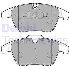 Set placute frana.frana disc Set placute frana Fata CITROEN C5 III PEUGEOT 407 1.6-2.0D 05.04- PEUGEOT 508 SW (8E_), Estate Van, 11.2011 - Delphi LP2165
