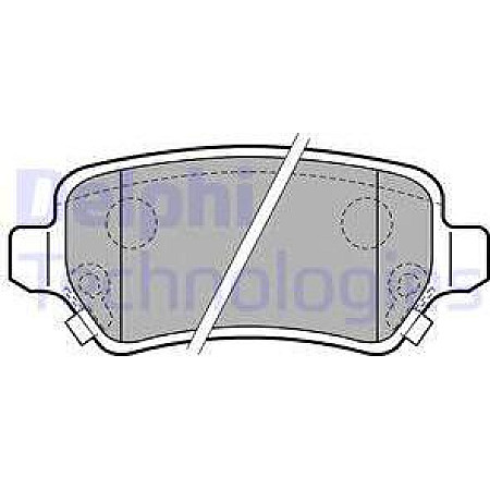 Set placute frana.frana disc Set placute frana Spate KIA VENGA OPEL ASTRA F ASTRA F CLASSIC ASTRA G ASTRA G CLASS OPEL CORSA C (X01), Hatchback, 09.2000 - 12.2009 Delphi LP2188