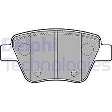 Set placute frana.frana disc Set placute frana Spate AUDI A1 A3 SEAT ALTEA ALTEA XL LEON SKODA OCTAVIA II OCTAVIA AUDI A1 (8XA, 8XF), Sportback, 09.2011 - 10.2018 Delphi LP2178
