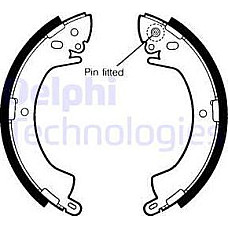 Set saboti frana spate se potriveste. MITSUBISHI L 300 - DELICA II L 300 III L200 PAJERO I 1.6-3.0 05.80-02.06 MITSUBISHI L 300 III (P0_W, P1_W, P2_W, P3_W), Autobuz, 08.1986 - 12.2013 Delphi LS1344