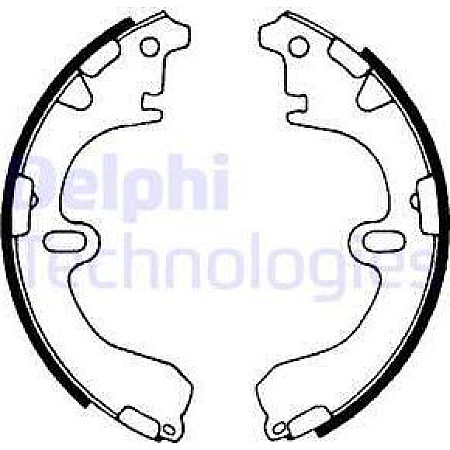Set saboti frana spate se potriveste. TOYOTA CALDINA CAMRY CARINA E VI CARINA IV CARINA V CARINA VII CELICA COROLLA RAUM SPRINTE TOYOTA COROLLA VII (_E10_), Sedan, 06.1991 - 11.1999 Delphi LS1315
