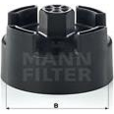 Cheie filtru ulei Oil filter wrench bell-shaped - socket 88mm-94mm Mann-Filter LS 8