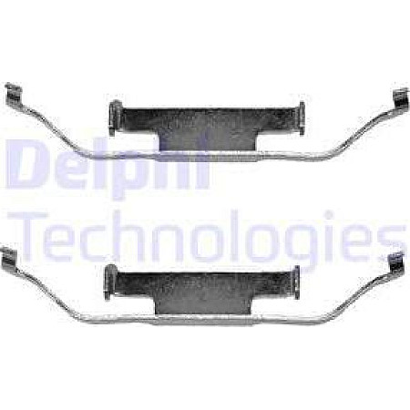 Set accesorii. placute frana Kit montare placute frana Spate BMW 1 E81 1 E82 1 E87 1 E88 3 E30 3 E36 3 E46 3 E90 BMW 3 - II (E30), Sedan, 09.1982 - 03.1992 Delphi LX0136