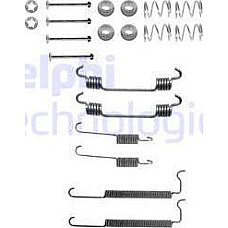 Set accesorii. sabot de frana Set de montaj pantofi de frana OPEL CHEVROLET AVEO - KALOS LACETTI NUBIRA DAEWOO ES OPEL ASTRA F (T92), Estate Van, 10.1991 - 01.1999 Delphi LY1134