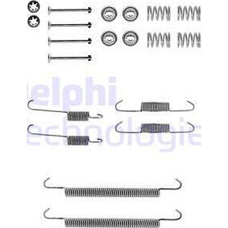 Set accesorii. sabot de frana Set de montaj pantofi de frana LUCAS BMW 3 E36 5 E39 1.6-4.4 09.90-06.03 BMW 3 Compact III (E36), Hatchback, 01.1994 - 08.2000 Delphi LY1132