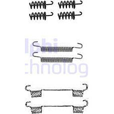 Set accesorii. saboti frana parcare Set de montaj pantofi de frana ATE MERCEDES ESPRINTER B910 SPRINTER 35-T B906 MERCEDES-BENZ SPRINTER 3-t (906), Autobuz, 06.2006 - Delphi LY1380