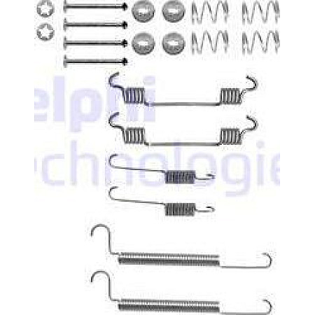 Set accesorii. sabot de frana Set de montaj pantofi de frana LUCAS CHEVROLET CAPTIVA OPEL ASTRA F ASTRA F CLASSIC OPEL ASTRA G (T98), Hatchback, 02.1998 - 12.2009 Delphi LY1241