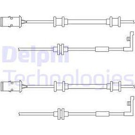 Senzor de avertizare.uzura placute de frana Senzor uzura placute frana Fata OPEL ASTRA G ASTRA G CLASSIC ASTRA G- OPEL ASTRA G (T98), Hatchback, 02.1998 - 12.2009 Delphi LZ0152