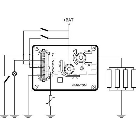 Unitate de control.bujii incandescente Controler - releu al dopurilor incandescente ALFA ROMEO 145 146 CITROEN AX CITROEN JUMPY (BS_, BT_, BY_, BZ_), Van, 06.1994 - 10.2006 MAHLE MHG 55