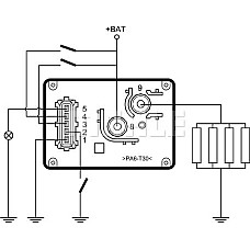 Unitate de control.bujii incandescente Controler - releu al dopurilor incandescente CITROEN EVASION JUMPER JUMPY CITROEN JUMPER (230L), Van, 02.1994 - 08.2002 MAHLE MHG 56