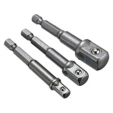 Set 3 adaptoare pentru scule de mana, dimensiunile 1/2, 3/8 i 1/4