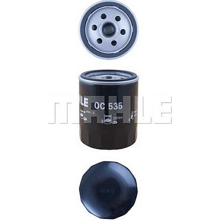 Filtru ulei FORD C-MAX FOCUS C-MAX FOCUS II GALAXY II MONDEO IV S-MAX 1.8D 07.04-06.15 FORD MONDEO IV Turnier (BA7), Turism, 03.2007 - 01.2015 KNECHT OC 535