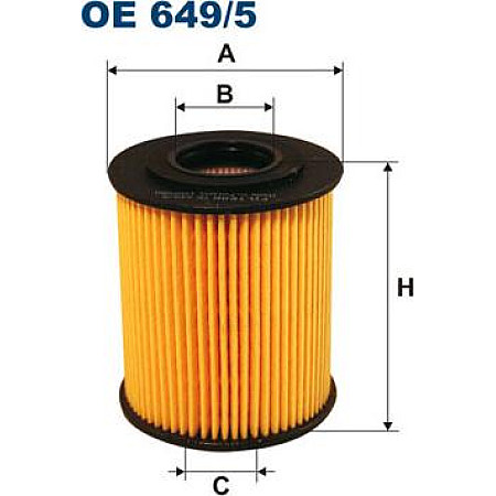 Filtru ulei BMW 3 E46 5 E39 7 E38 X5 E53 LAND ROVER RANGE ROVER III OPEL OMEGA B 2.5D-3.0D 08.98-08.12 BMW X5 (E53), Crossover, 01.2000 - 12.2006 Filtron OE649/5